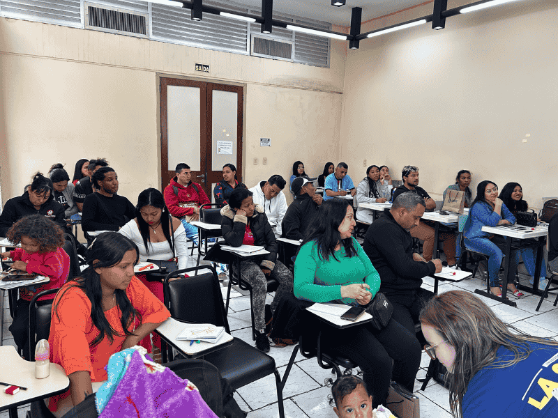 Formatura neste sábado marca integração de imigrantes após curso de português promovido pela CIRRS